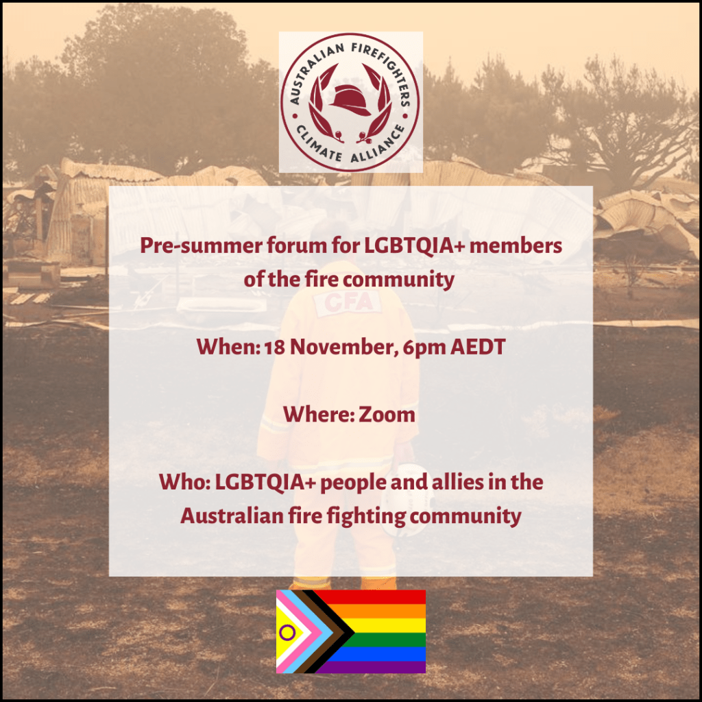 afca-launches-pre-summer-forum-for-lgbtqia-firefighters-australian